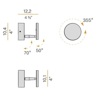 Panzeri Bella wall lamp LED by Enzo Panzeri - Buy now on ShopDecor - Discover the best products by PANZERI design
