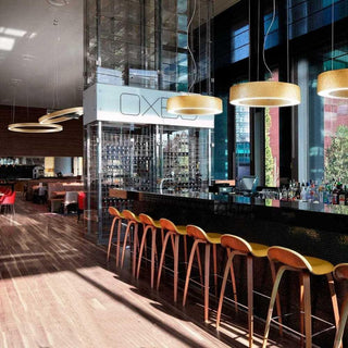 Panzeri Golden Ring suspension lamp bi-emission LED diam. 80 cm - Buy now on ShopDecor - Discover the best products by PANZERI design