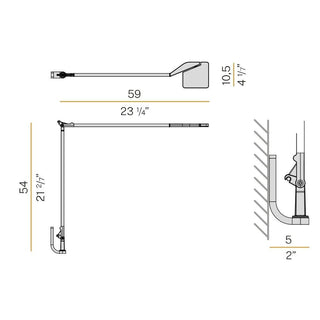 Panzeri Jackie wall lamp LED by Enzo Panzeri - Buy now on ShopDecor - Discover the best products by PANZERI design
