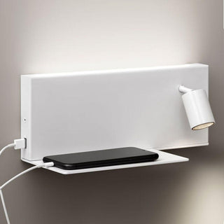 Panzeri Jay wall lamp LED with left shelf by Studio Tecnico Panzeri - Buy now on ShopDecor - Discover the best products by PANZERI design