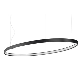 Panzeri Zero Ellipse suspension lamp by Enzo Panzeri Panzeri Black - Buy now on ShopDecor - Discover the best products by PANZERI design