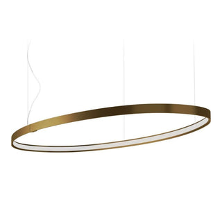 Panzeri Zero Ellipse suspension lamp by Enzo Panzeri Panzeri Bronze - Buy now on ShopDecor - Discover the best products by PANZERI design