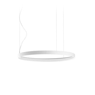 Panzeri Zero Round suspension lamp LED diam. 50 cm Panzeri White - Buy now on ShopDecor - Discover the best products by PANZERI design