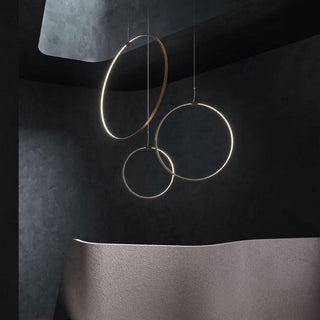 Panzeri Zero Round Vertical suspension lamp diam. 100 cm - Buy now on ShopDecor - Discover the best products by PANZERI design