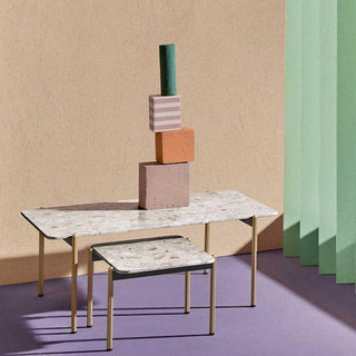 Pedrali Blume BLT coffee table H. 45 cm. with top 100x25 cm. in solid laminate - Buy now on ShopDecor - Discover the best products by PEDRALI design