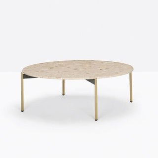 Pedrali Blume Marble BLTD coffee table diam.89 cm. in composite marble - Buy now on ShopDecor - Discover the best products by PEDRALI design