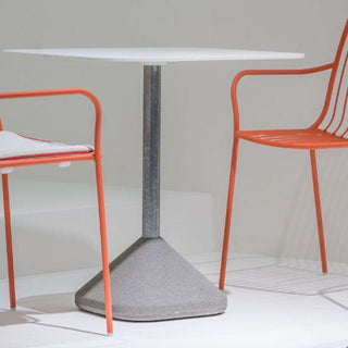 Pedrali Concrete 855 bar table with solid laminate top 70x70 cm. - Buy now on ShopDecor - Discover the best products by PEDRALI design