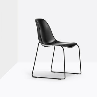 Pedrali Day Dream 401 chair with sled base Black - Buy now on ShopDecor - Discover the best products by PEDRALI design