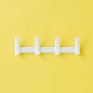 Pedrali Flag Wall 5150W4 wall-mounted coat hanger 4 hooks Pedrali White BI200 - Buy now on ShopDecor - Discover the best products by PEDRALI design