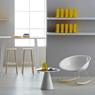 Pedrali Gliss 350 Swing rocking chair sand - Buy now on ShopDecor - Discover the best products by PEDRALI design