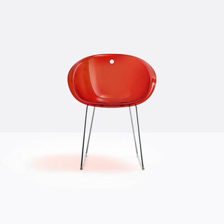 Pedrali Gliss 921 lounge armchair with sled base - Buy now on ShopDecor - Discover the best products by PEDRALI design