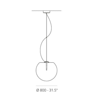 Pedrali Happy Apple 330S outdoor white suspension lamp - Buy now on ShopDecor - Discover the best products by PEDRALI design