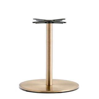 Pedrali Inox 4431 table base antique brass H.73 cm. - Buy now on ShopDecor - Discover the best products by PEDRALI design