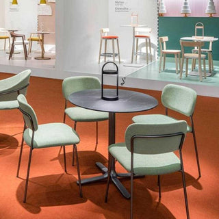 Pedrali Jazz 3719 padded chair in velvet - Buy now on ShopDecor - Discover the best products by PEDRALI design