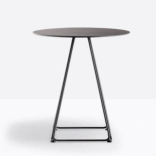 Pedrali Lunar 5440 round table with top diam.60 cm. - Buy now on ShopDecor - Discover the best products by PEDRALI design
