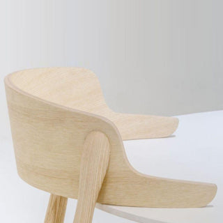 Pedrali Nemea 2825 armchair in ash wood - Buy now on ShopDecor - Discover the best products by PEDRALI design
