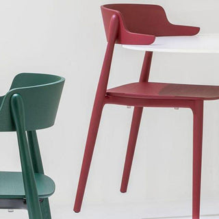 Pedrali Nemea 2825 armchair in ash wood - Buy now on ShopDecor - Discover the best products by PEDRALI design