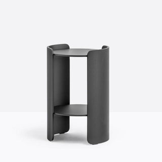 Pedrali Parenthesis P10002 coffee table diam.42.5 cm. in black solid laminate - Buy now on ShopDecor - Discover the best products by PEDRALI design