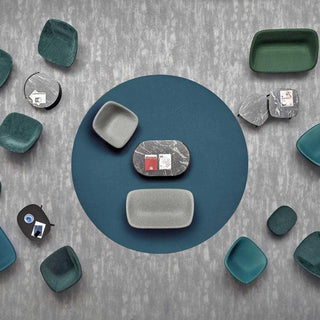 Pedrali Parenthesis P10002 coffee table diam.42.5 cm. in black solid laminate - Buy now on ShopDecor - Discover the best products by PEDRALI design