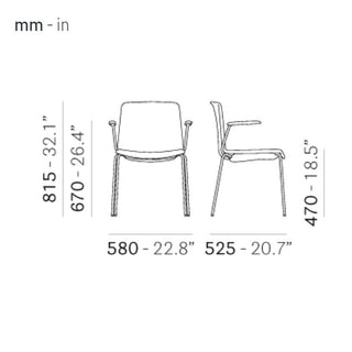 Pedrali Tweet Soft 895/2 padded armchair grey with antiqued brass legs - Buy now on ShopDecor - Discover the best products by PEDRALI design