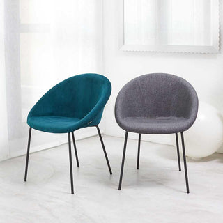 Scab Giulia Pop armchair anthracite grey coated legs and fabric seat - Buy now on ShopDecor - Discover the best products by SCAB design