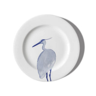 Schönhuber Franchi Shabbychic Dinner Plate white - heron blue - Buy now on ShopDecor - Discover the best products by SCHÖNHUBER FRANCHI design