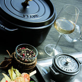 Staub Round Cocotte cast iron pot diam.20 cm - Buy now on ShopDecor - Discover the best products by STAUB design