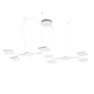 Stilnovo Quad suspension lamp LED bi-emission with 9 modules white - Buy now on ShopDecor - Discover the best products by STILNOVO design