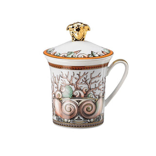 Versace meets Rosenthal 30 Years Mug Collection Les Étoiles de la Mer mug with lid - Buy now on ShopDecor - Discover the best products by VERSACE HOME design