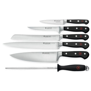 Wusthof Classic set 6 cook's knives black - Buy now on ShopDecor - Discover the best products by WÜSTHOF design